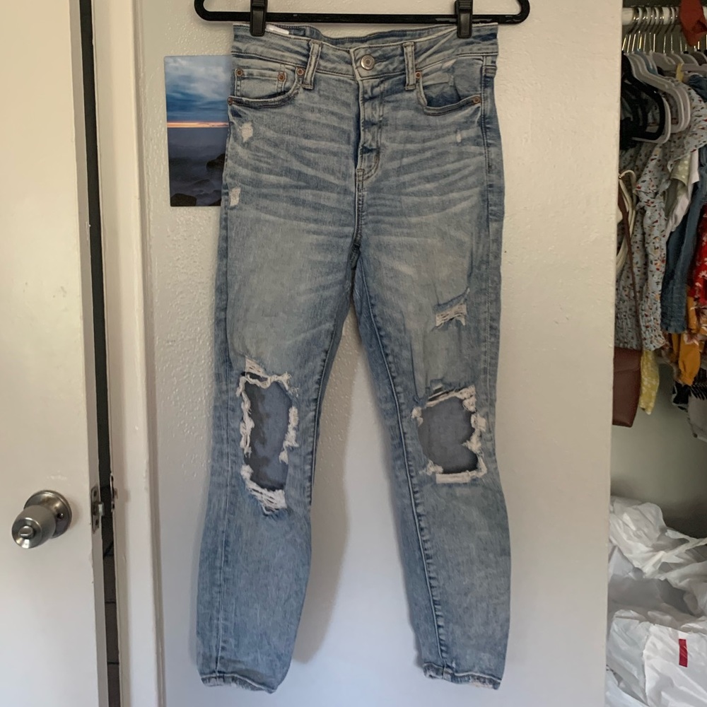 AEO high rise short jegging